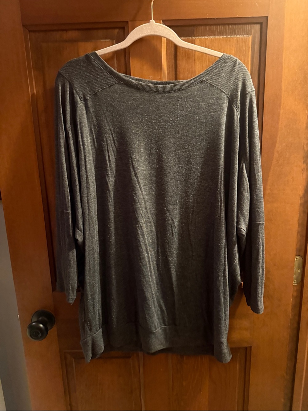 Champion Dark Gray Crewneck Pullover Top